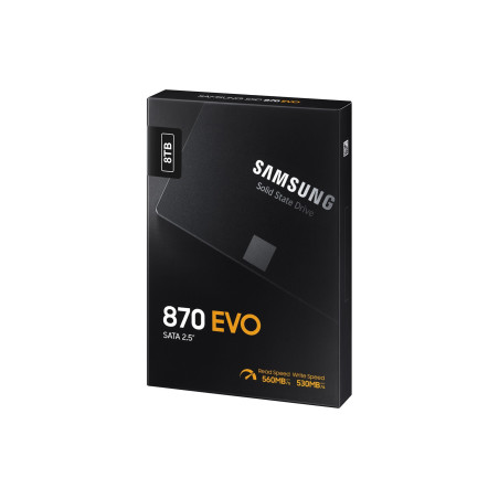 Samsung 870 EVO/8TB/SSD/2.5"/SATA/Čierna/5R