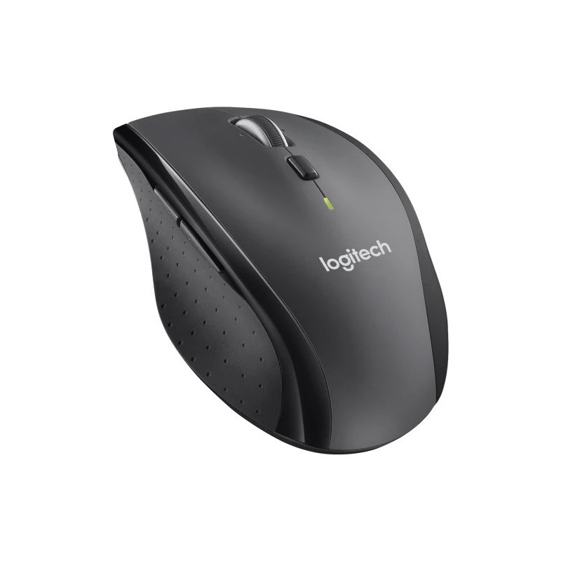 Logitech Marathon M705/Kancelárska/Optická/Pre pravákov/1 000 DPI/Bezdrôtová USB/Čierna