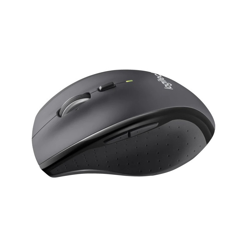 Logitech Marathon M705/Kancelárska/Optická/Pre pravákov/1 000 DPI/Bezdrôtová USB/Čierna