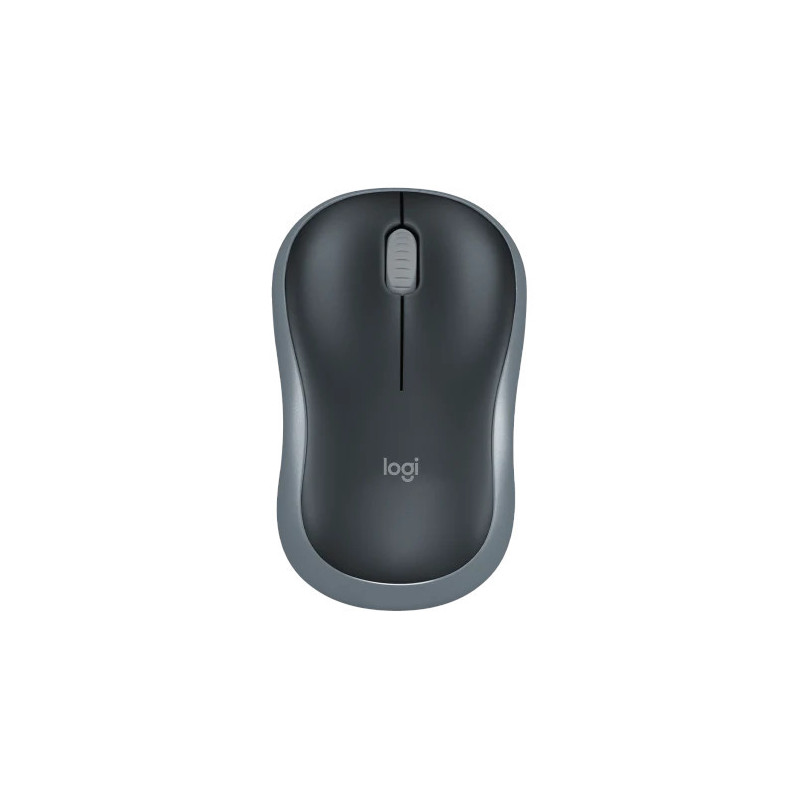 Logitech M185/Kancelárska/Optická/1 000 DPI/Bezdrôtová USB/Šedá