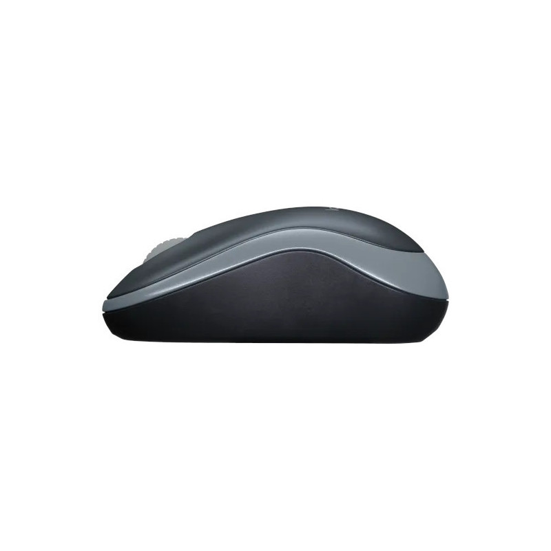Logitech M185/Kancelárska/Optická/1 000 DPI/Bezdrôtová USB/Šedá