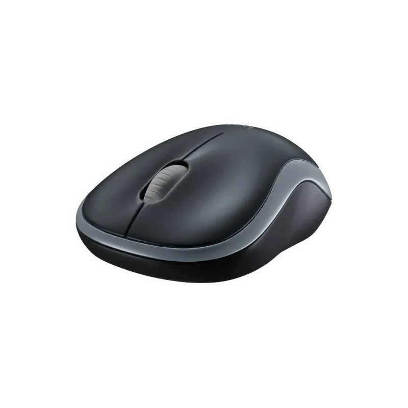 Logitech M185/Kancelárska/Optická/1 000 DPI/Bezdrôtová USB/Šedá