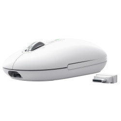 Trust Seron Slim/Kancelárska/Optická/3 200 DPI/USB+BT/Biela