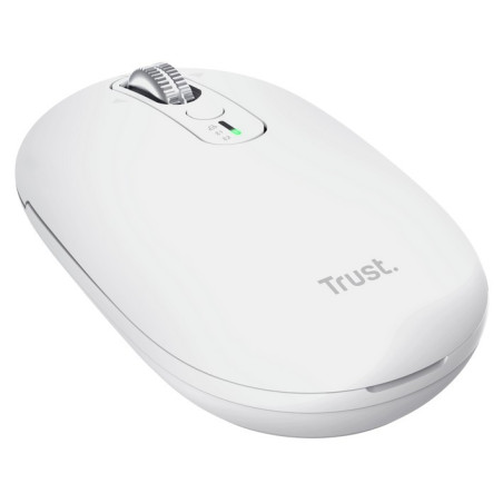 Trust Seron Slim/Kancelárska/Optická/3 200 DPI/USB+BT/Biela