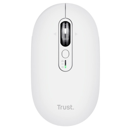 Trust Seron Slim/Kancelárska/Optická/3 200 DPI/USB+BT/Biela