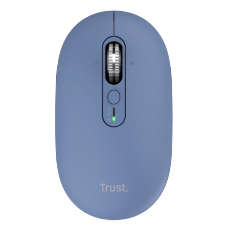 Trust Seron Slim/Kancelárska/Optická/3 200 DPI/USB+BT/Modrá