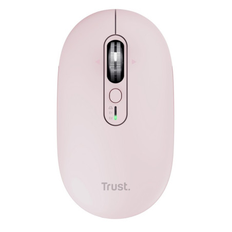 Trust Seron Slim/Kancelárska/Optická/3 200 DPI/USB+BT/Ružová