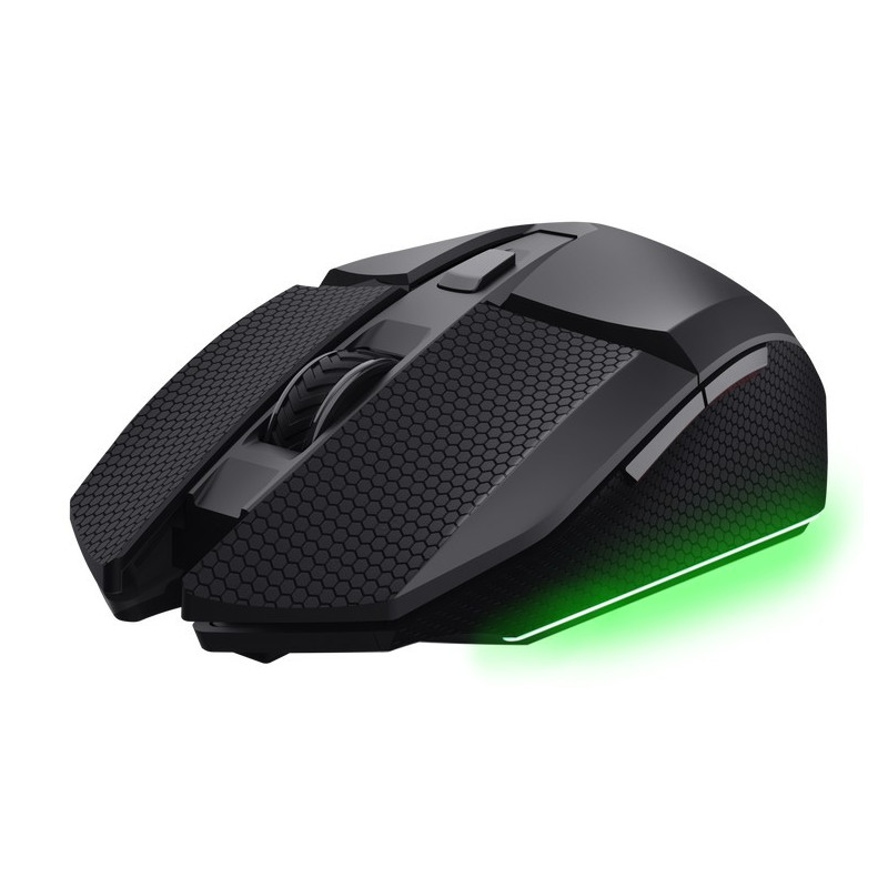 Trust GXT122 FELOX+/Herná/Optická/Pre pravákov/10 000 DPI/USB+BT/Čierna