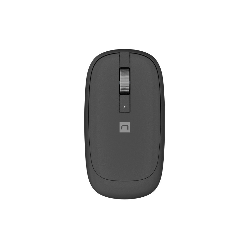 Myš bezdrôtová Natec LARK/Kancelárska/Blue Track/4 000 DPI/USB+BT/Čierna