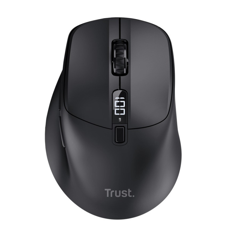 Trust Zevo/Cestovná/Optická/Pre pravákov/4 000 DPI/USB+BT/Čierna