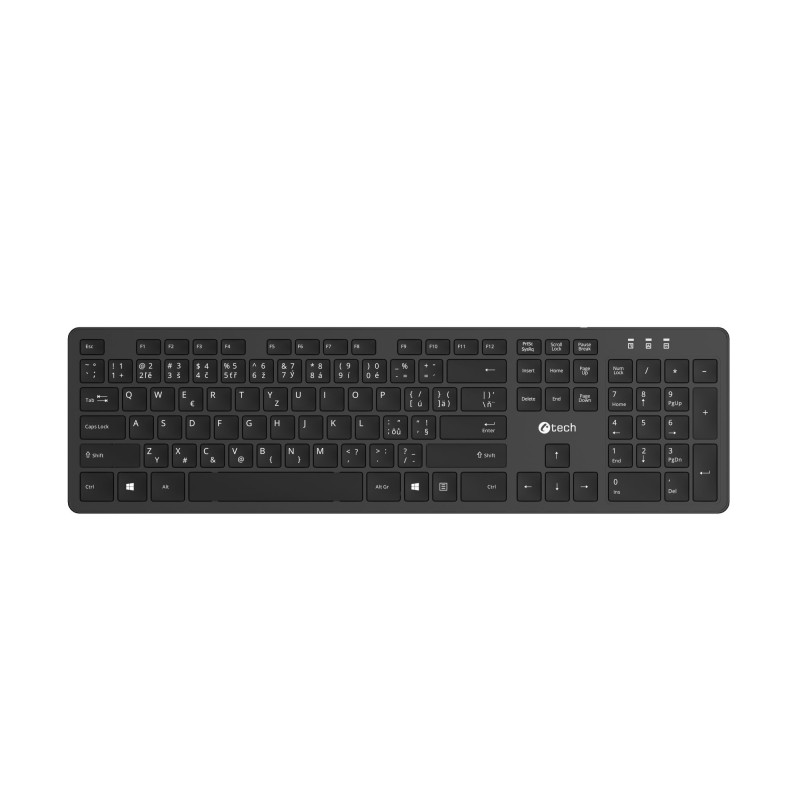 Klávesnica C-TECH KB-115, bezdrôtová 2.4Ghz,