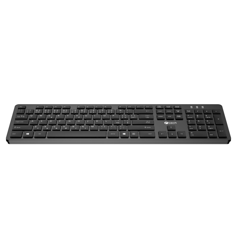 Klávesnica C-TECH KB-115, bezdrôtová 2.4Ghz,