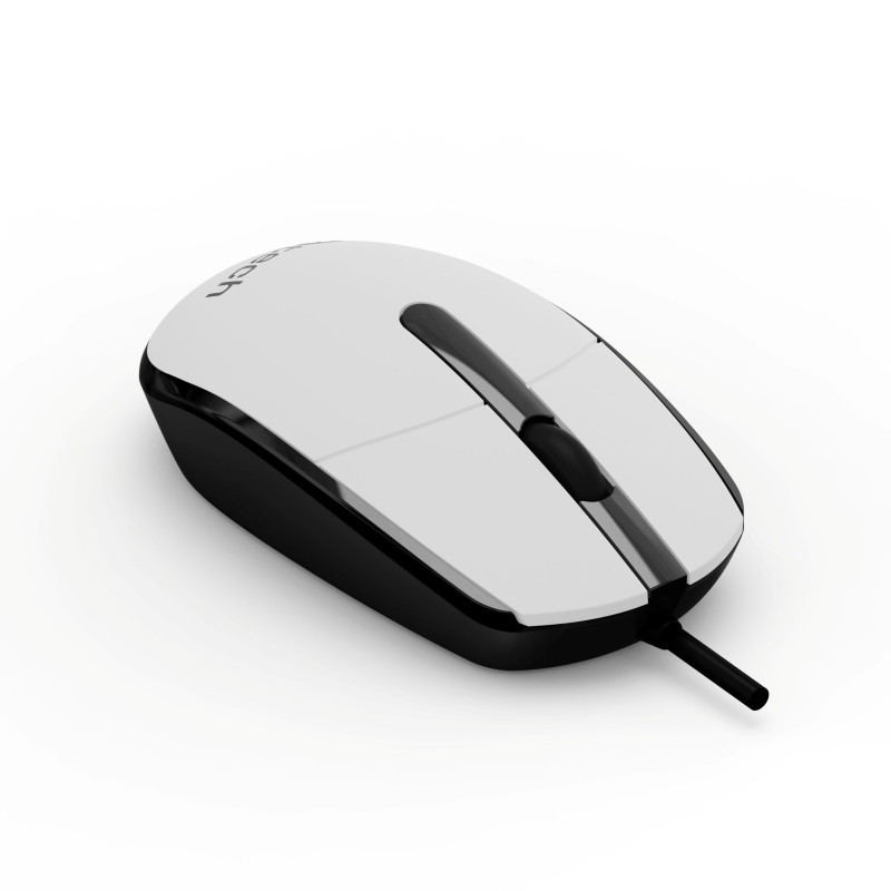 Myš C-TECH WM-10, čiernobiela, USB
