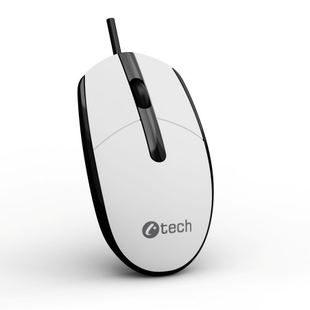Myš C-TECH WM-10, čiernobiela, USB