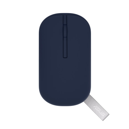 ASUS Marshmallow MD100 Lite/Cestovná/Optická/1 600 DPI/USB+BT/Modrá
