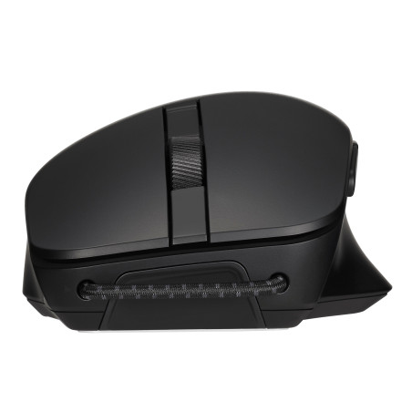 ASUS SmartO MD200 Silent Plus/Cestovná/Optická/Pre pravákov/4 200 DPI/USB+BT/Čierna