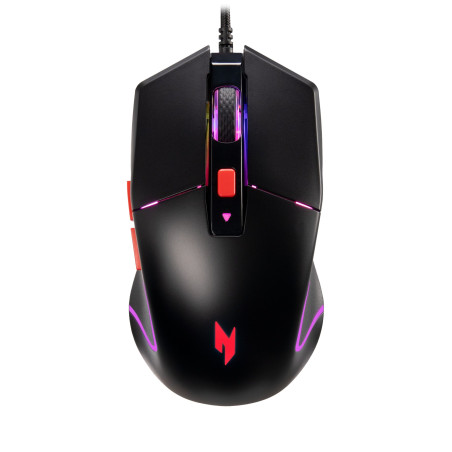 Acer Nitro NMW100/Herná/Optická/Pre pravákov/7 200 DPI/Drôtové USB-A/Čierna