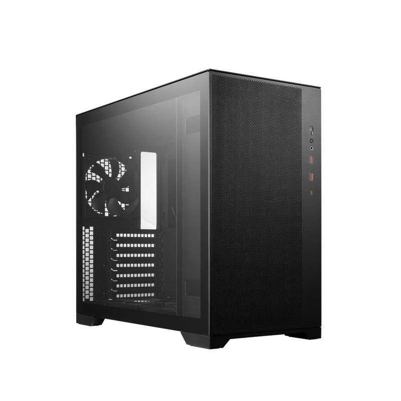 FSP CMT580B/Midi Tower/Transpar./Čierna