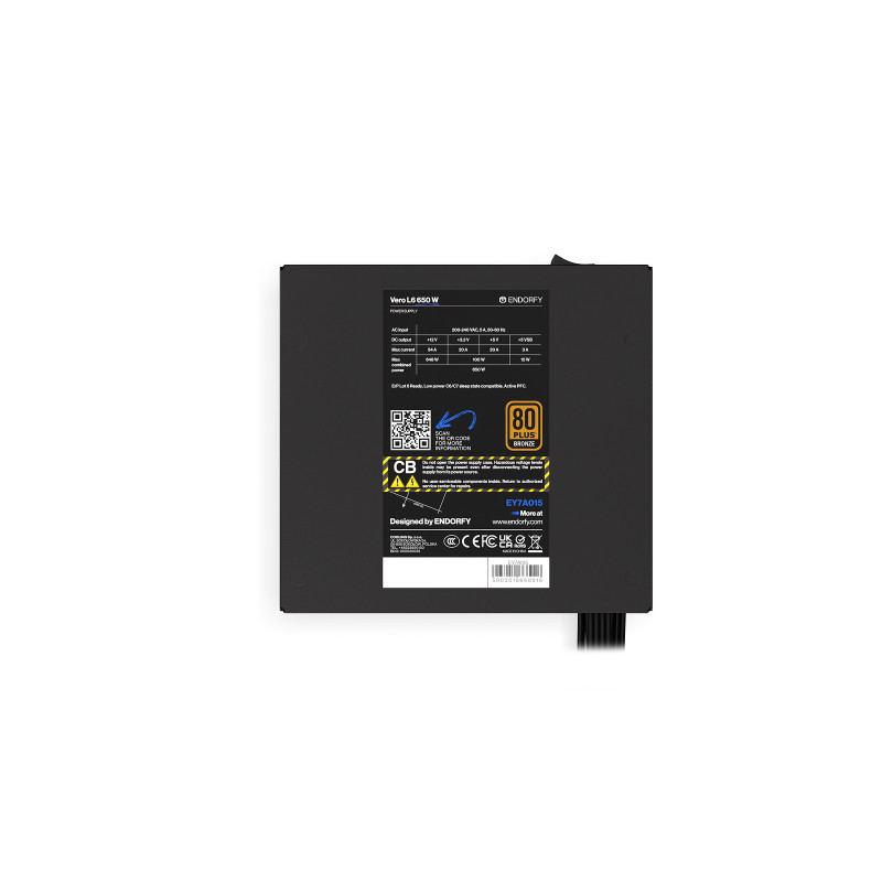 Endorfy Vero L6 Bronz 650W 80+ Bronz ATX3.1