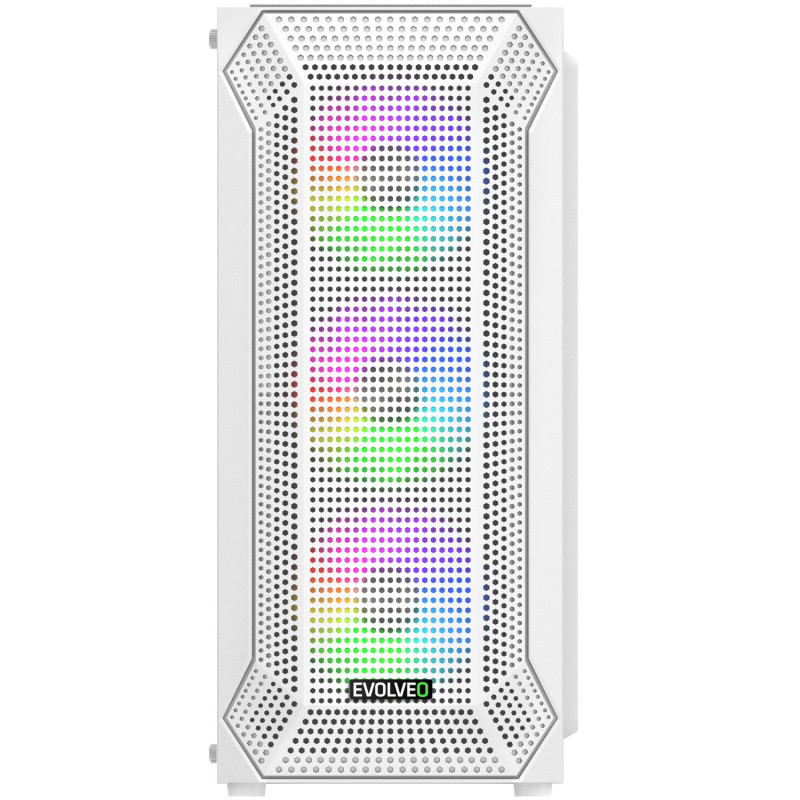 EVOLVEO Xenon, Midi Tower / 4x ARGB / mesh + sklo
