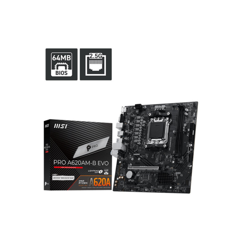 MSI PRO A620AM-B EVO/AM5/mATX