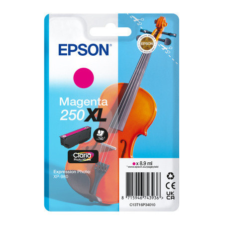 Epson Singlepack Magenta 250XL ink