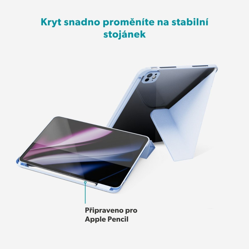 Epico Flip Case iPad Pro 12,9" (2018-2022)/Air 13" M2/M3 - svetlo modrá