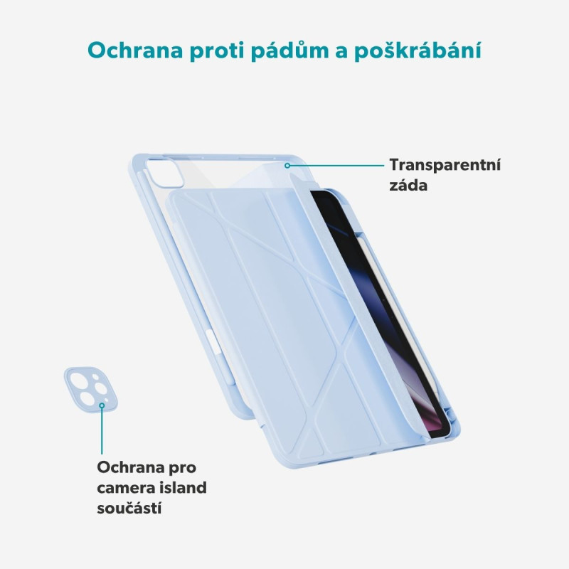 Epico Flip Case iPad Pro 11" (2018-2022)/Air M1/M2/M3 - svetlo modrá