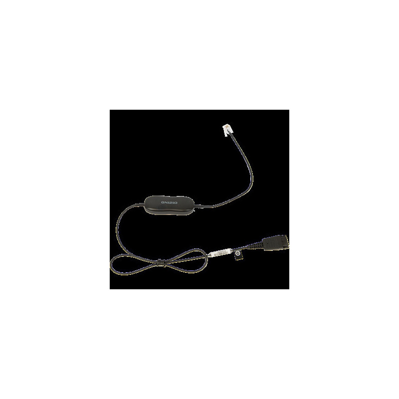 Jabra GN1210 cord, QD-RJ9, 0,8m, straight