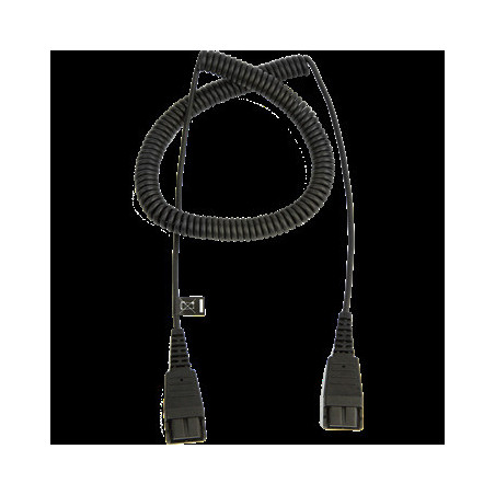 Jabra Extension cord, QD-QD, 0,5-2m, coiled