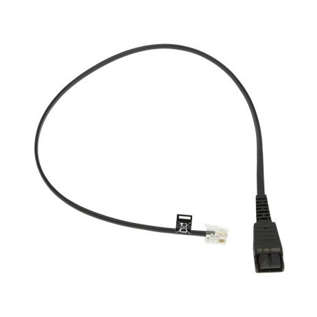 Jabra Cord, QD-RJ10, 0,5m, straight, Siemens