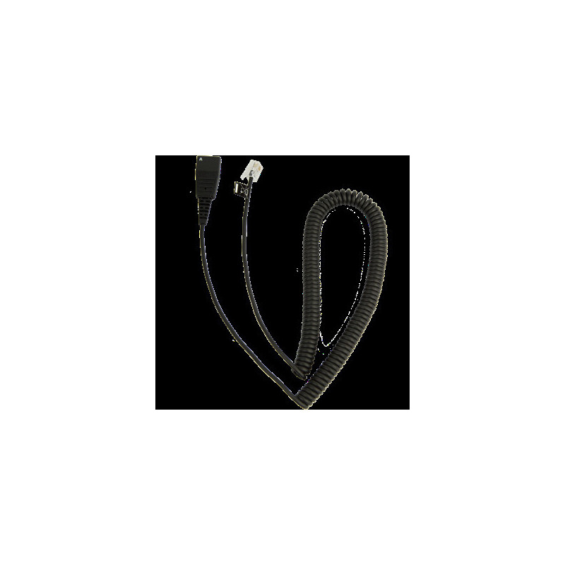 Jabra QD-RJ10, 0,5-2m, coiled - Cisco
