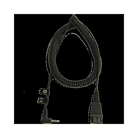 Jabra QD-2,5mm, 0,5-2m, coiled