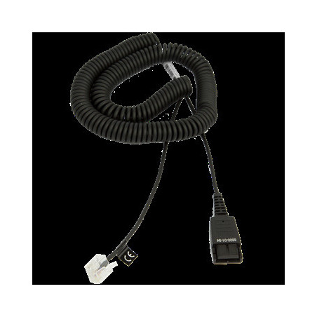Jabra QD-RJ45, 0,5-2m, coiled - Siemens Open Stage