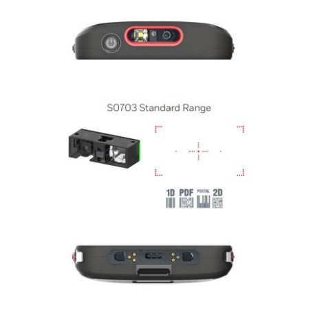 Honeywell CT70: WIFI7/6E, 8GB/128GB, Standard Range Engine-Red Laser, Wireless Battery, GMS