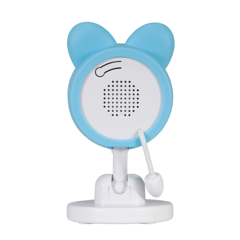 EVOLVEO Baby Monitor N35, detská pestúnka s kamerou, VOX, teplomer, nočné videnie, RGB svetlo, Modrá