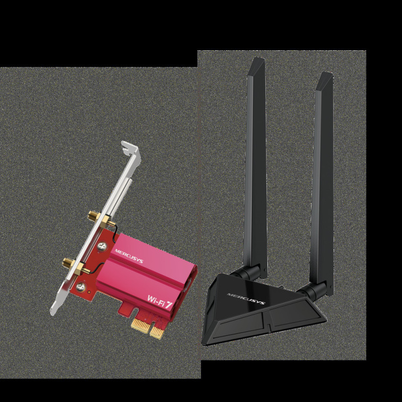 Mercusys MA49BE BE9300 Tri-Band WiFi7 PCIe adaptér
