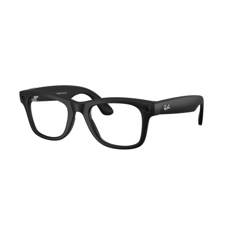 Gén 2 RAY-BAN | META WAYFARER Bridge & nosepads High Bridge Fit Frame Matte Black Lenses Clear