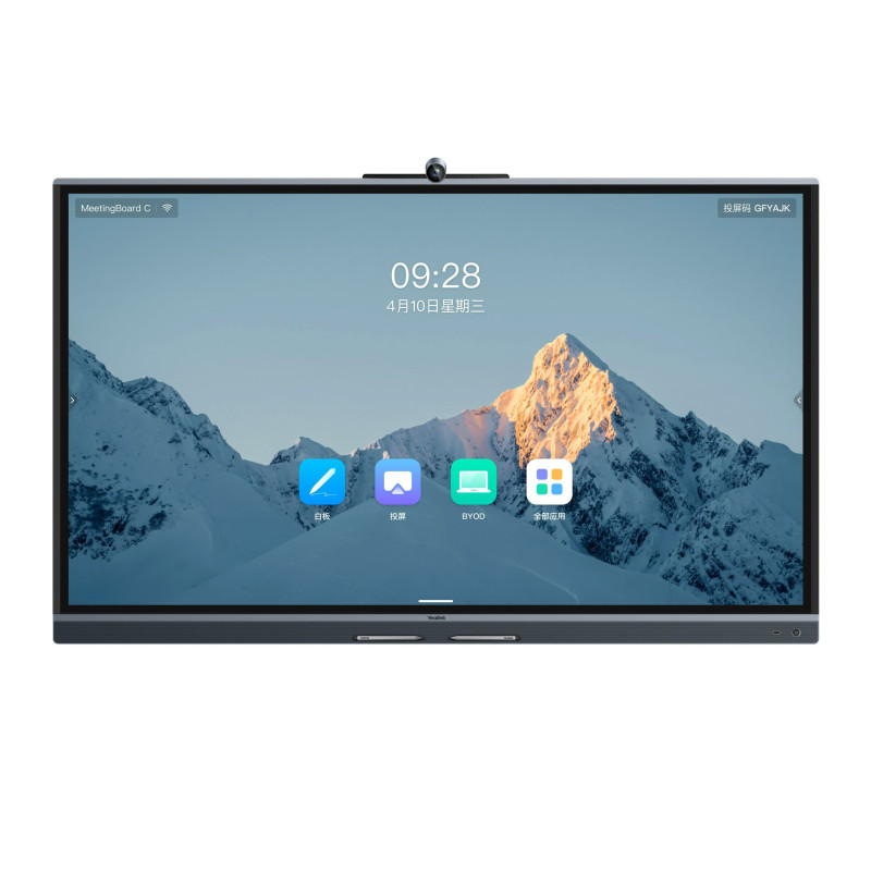 Yealink MeetingBoard C EDLÁ, 75" USB BYOD, 4K 50 MP, Android, 8MEMS, Wi-Fi6, BT, Stylus, Google Play