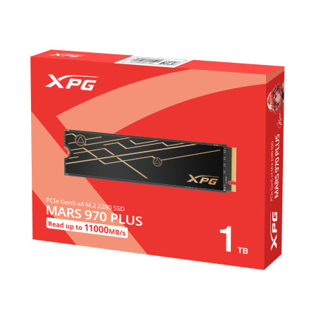 ADATA MARS 970 PLUS/1TB/SSD/M.2 NVMe/Čierna/Heatsink/5R