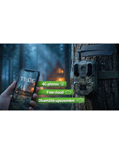 EVOLVEO StrongVision PRO 4G II, fotopasca / bezpečnostná kamera, 4G LTE, 10 000 mAh batérií