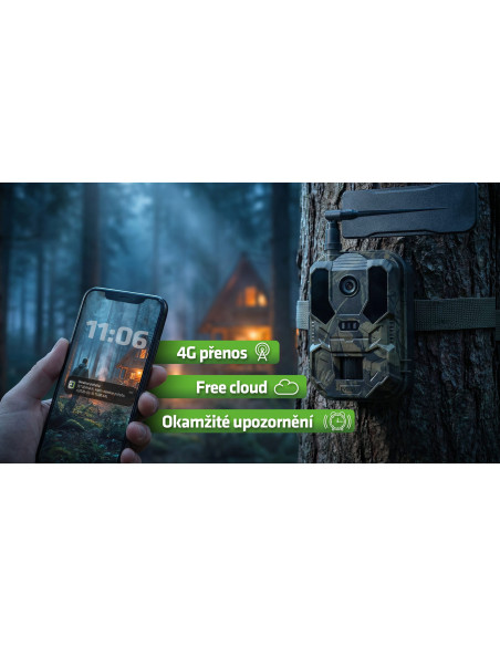 EVOLVEO StrongVision PRO 4G II, fotopasca / bezpečnostná kamera, 4G LTE, 10 000 mAh batérií