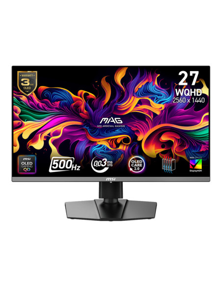 MSI MAG/272QP X50/26,5"/QD-OLED/QHD/500Hz/0,03ms/Čierna/3R