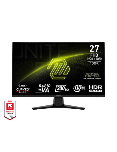 MSI MAG/274CXF/27"/VA/FHD/280Hz/0,5ms/Čierna/3R