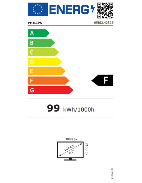 65" D- LED Philips 65BDL4252E