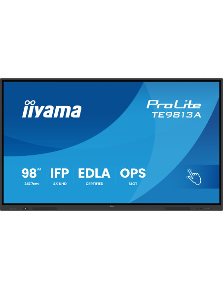 98" iiyama TE9813A-B1AG: IPS, 4K, 40P, EDLÁ