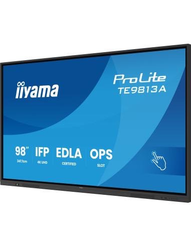 98" iiyama TE9813A-B1AG: IPS, 4K, 40P, EDLÁ