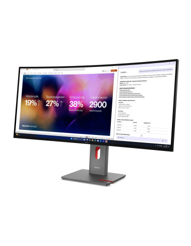 Lenovo ThinkVision/P40WD-40/39,7"/IPS/wUHD/120Hz/4ms/Čierna/3R