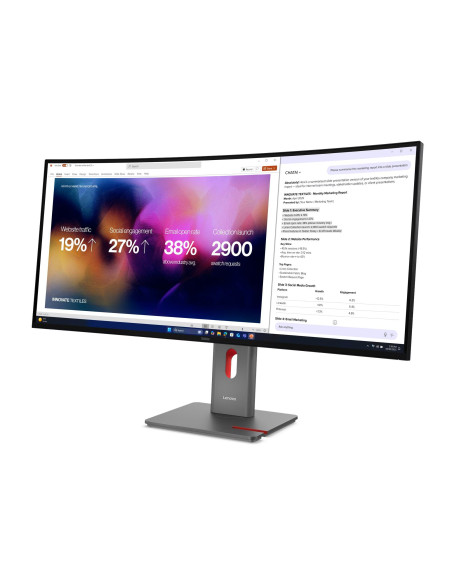 Lenovo ThinkVision/P40WD-40/39,7"/IPS/wUHD/120Hz/4ms/Čierna/3R