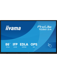 86" iiyama TE8613A-B2AG: IPS, 4K, 40P, USB-C, EDLÁ